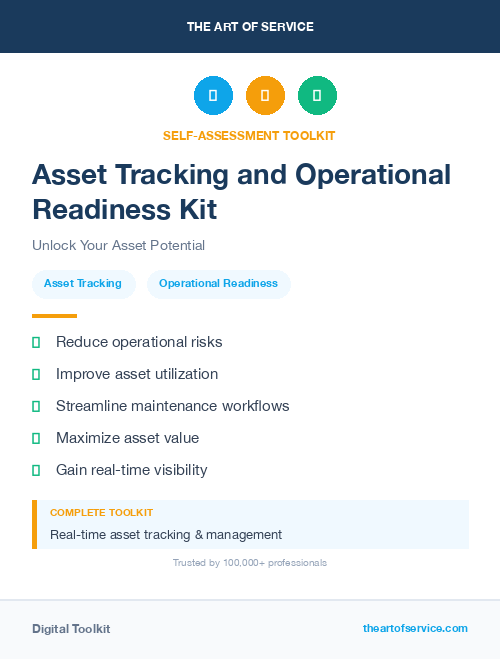 Asset Tracking and Operational Readiness Kit