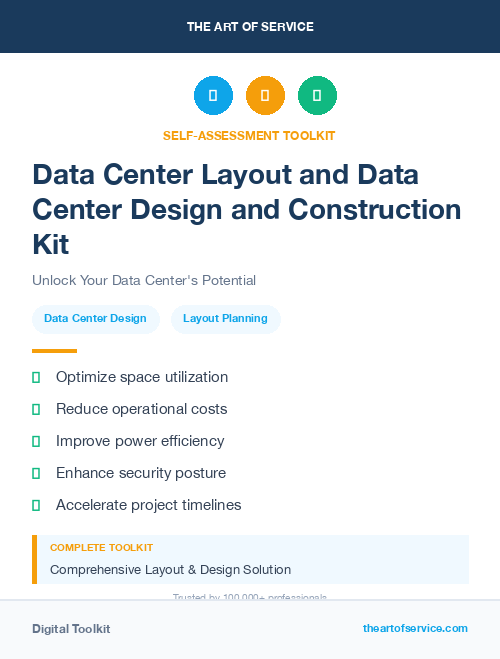 Data Center Layout and Data Center Design and Construction Kit