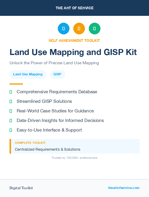 Land Use Mapping and GISP Kit