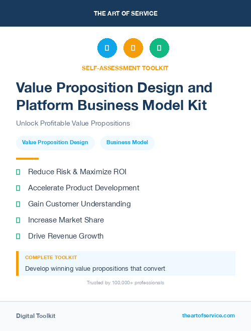 Value Proposition Design and Platform Business Model Kit