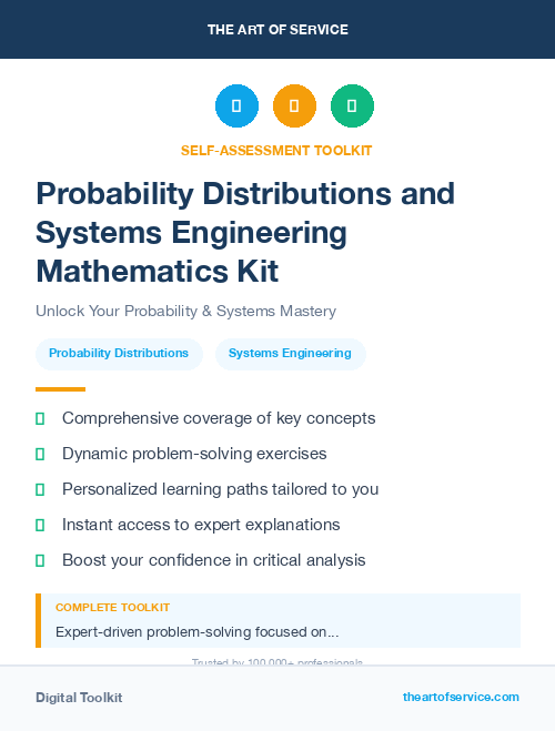 Probability Distributions and Systems Engineering Mathematics Kit