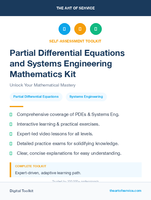 Partial Differential Equations and Systems Engineering Mathematics Kit