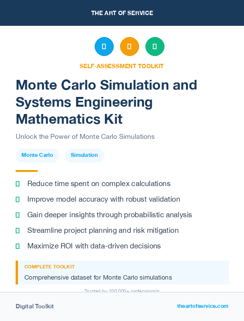 Monte Carlo Simulation and Systems Engineering Mathematics Kit