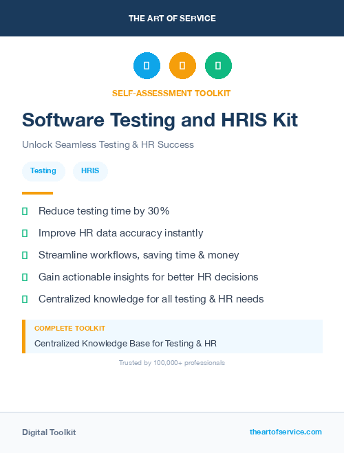 Software Testing and HRIS Kit