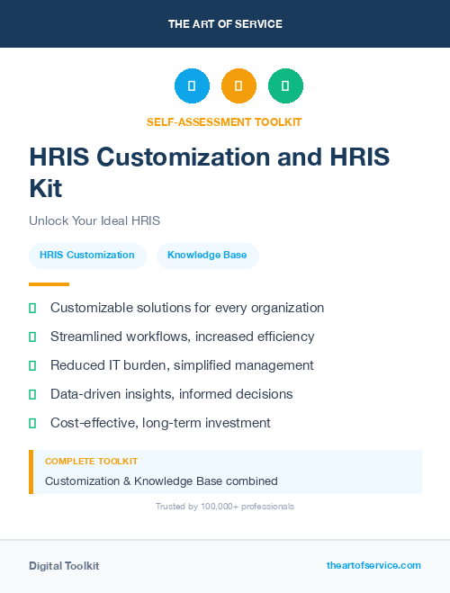 HRIS Customization and HRIS Kit