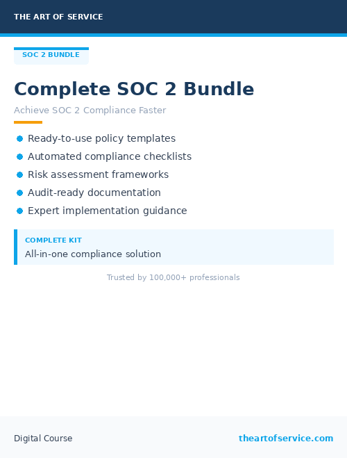 Complete SOC 2 Bundle
