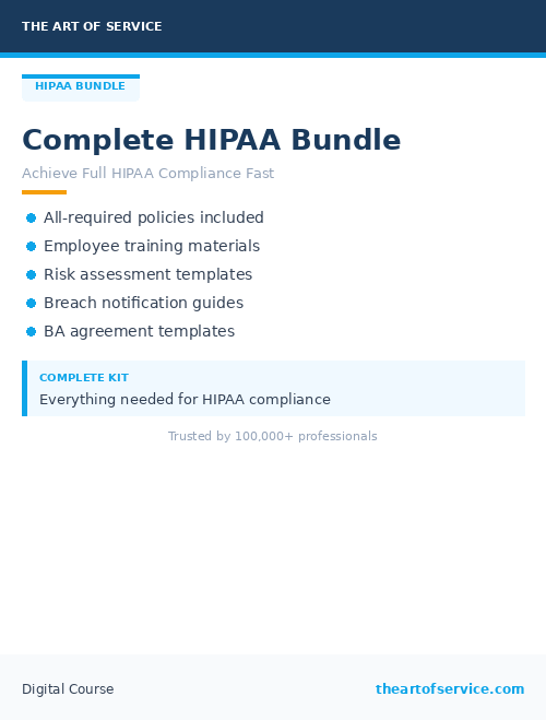 Complete HIPAA Bundle