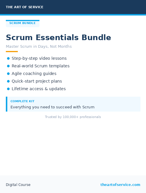 Scrum Essentials Bundle