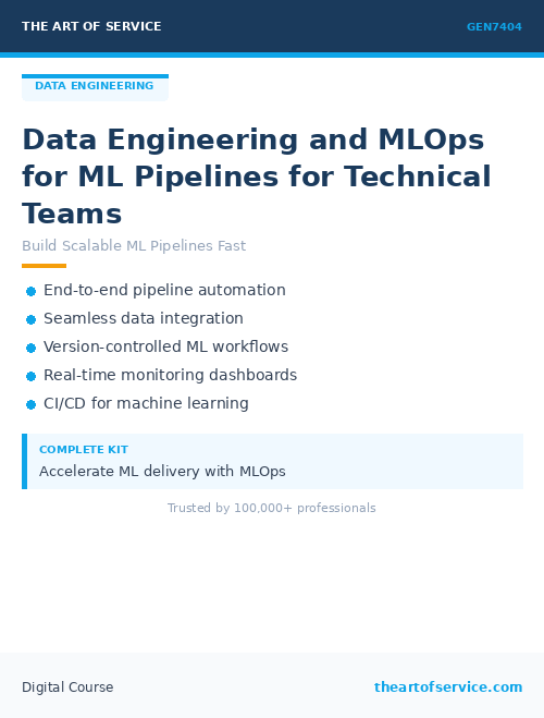 GEN7404 Data Engineering and MLOps for ML Pipelines for Technical Teams