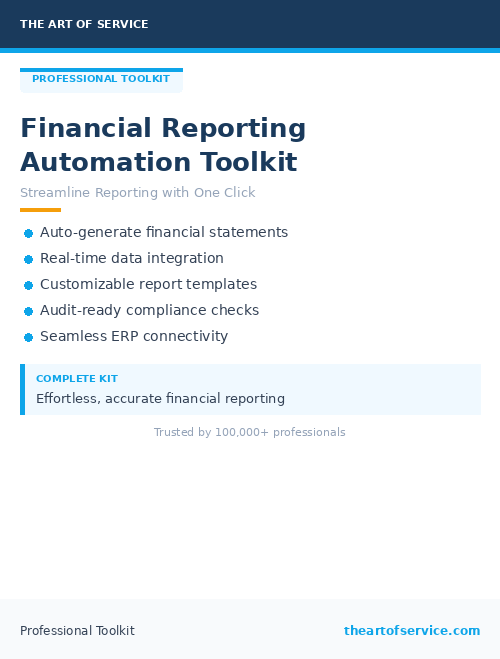 Financial Reporting Automation Toolkit