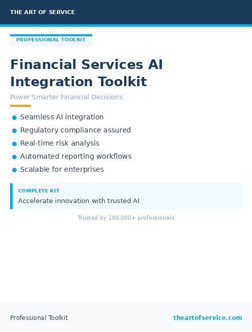 Financial Services AI Integration Toolkit