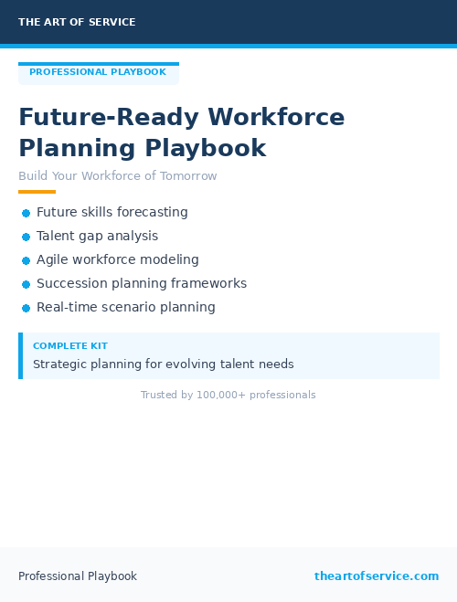 Future-Ready Workforce Planning Playbook