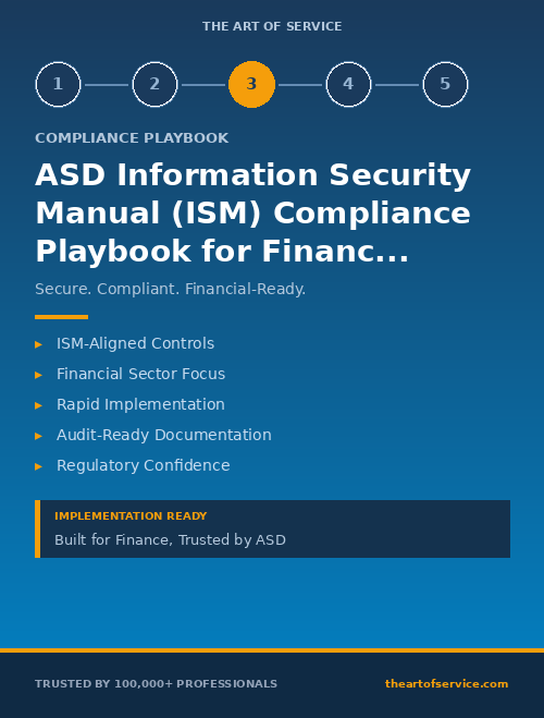 ASD Information Security Manual (ISM) Compliance Playbook for Financial Services - Getting Started