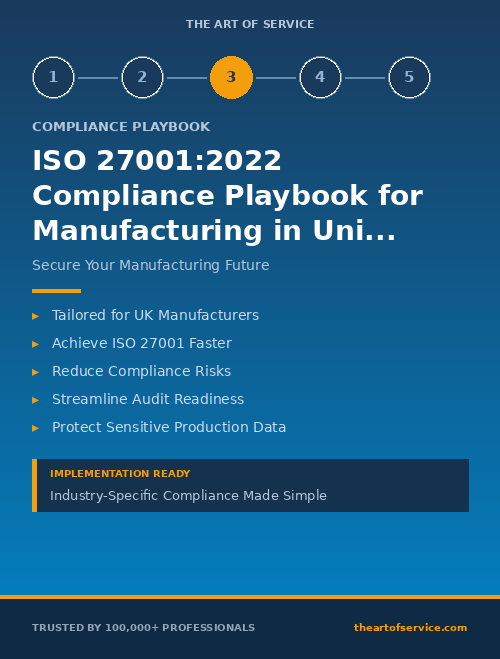 ISO 27001:2022 Compliance Playbook for Manufacturing in United Kingdom