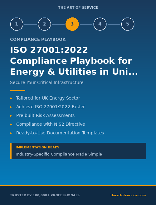 ISO 27001:2022 Compliance Playbook for Energy & Utilities in United Kingdom
