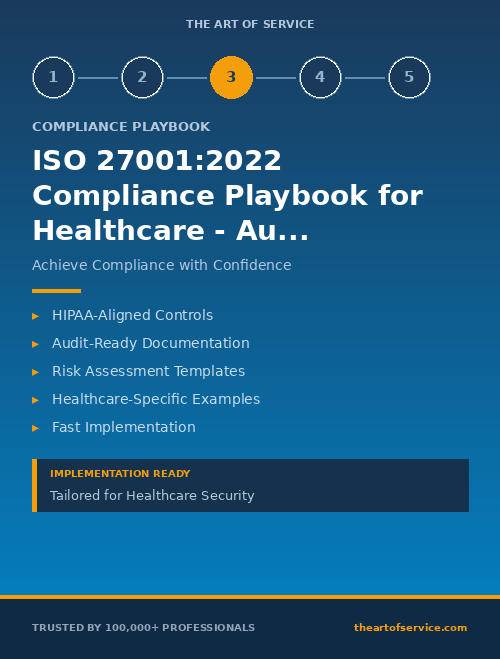 ISO 27001:2022 Compliance Playbook for Healthcare - Audit Preparation