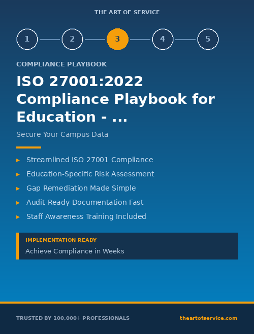 ISO 27001:2022 Compliance Playbook for Education - Gap Remediation