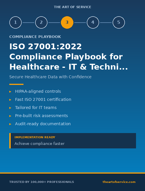 ISO 27001:2022 Compliance Playbook for Healthcare - IT & Technical Teams Edition