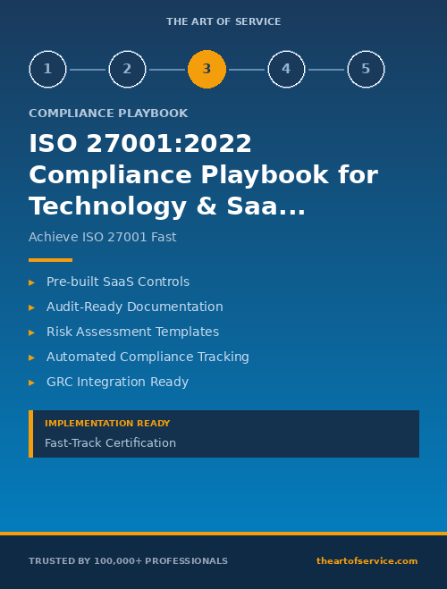 ISO 27001:2022 Compliance Playbook for Technology & SaaS - Compliance Officers & GRC Managers Edition