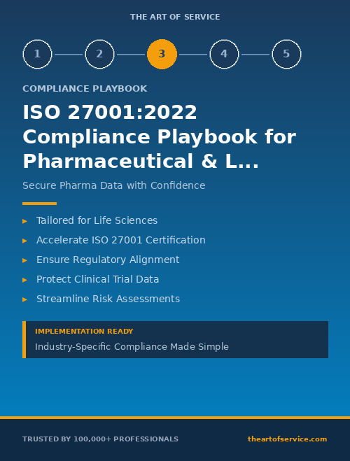 ISO 27001:2022 Compliance Playbook for Pharmaceutical & Life Sciences