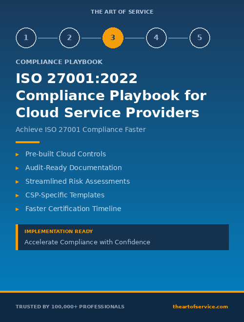 ISO 27001:2022 Compliance Playbook for Cloud Service Providers