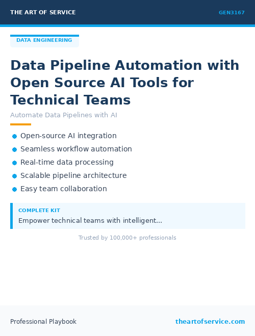 GEN3167 Data Pipeline Automation with Open Source AI Tools for Technical Teams