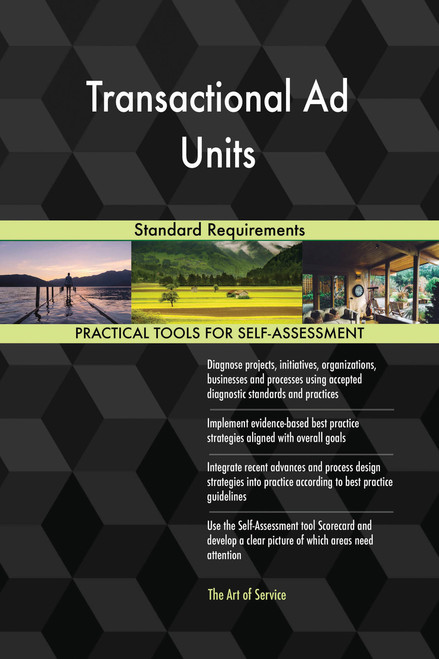 Transactional Ad Units Standard Requirements