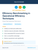 Efficiency Benchmarking in Operational Efficiency Techniques