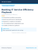 Banking IT Service Efficiency Playbook