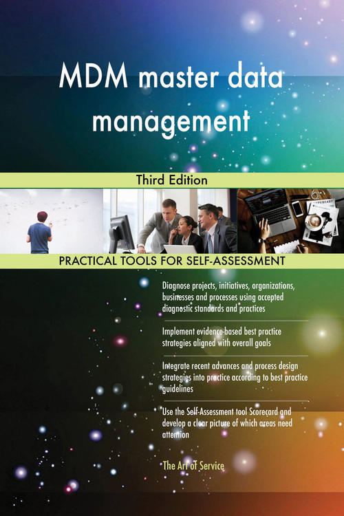 9780655420675 MDM master data management Third Edition by Blokdyk, Gerardus