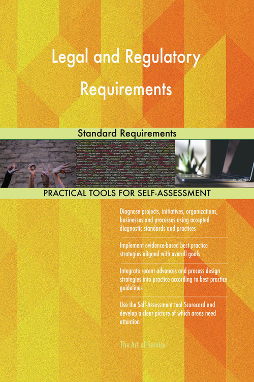 9780655506393 Legal and Regulatory Requirements Standard Requirements