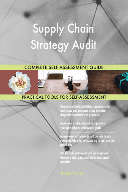 Supply Chain Strategy Audit Toolkit
