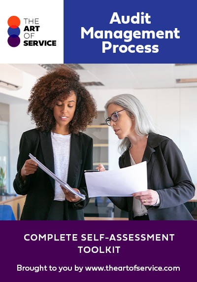 Audit Management Process Toolkit