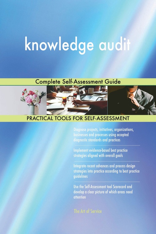 9780655199830 knowledge audit Complete Self-Assessment Guide by Blokdyk ...