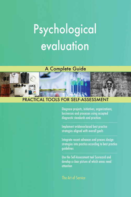 9780655315636 Psychological evaluation A Complete Guide by Blokdyk, Gerardus