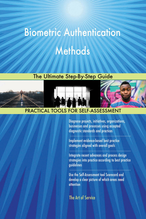 9780655338819 Biometric Authentication Methods The Ultimate Step-By ...