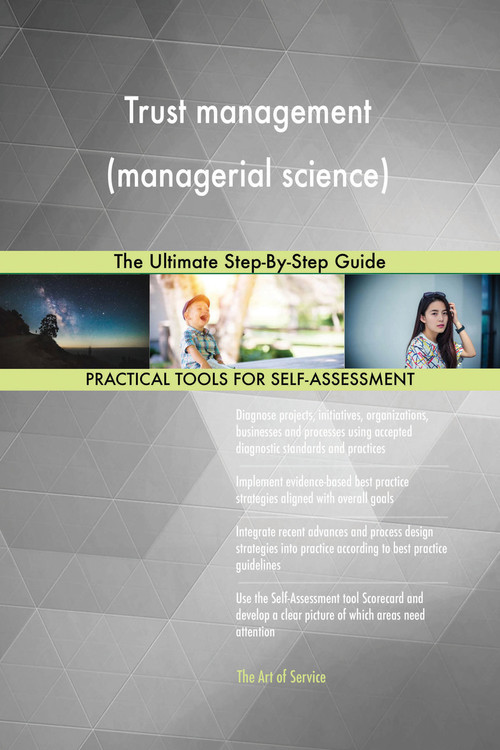 Review Of Managerial Science 9780655343950 Trust management (managerial science) The Ultimate Step