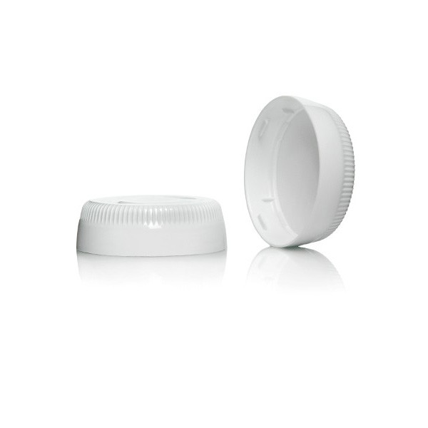 53mm White CRC Closure With Foam Liner 2CR0538PX