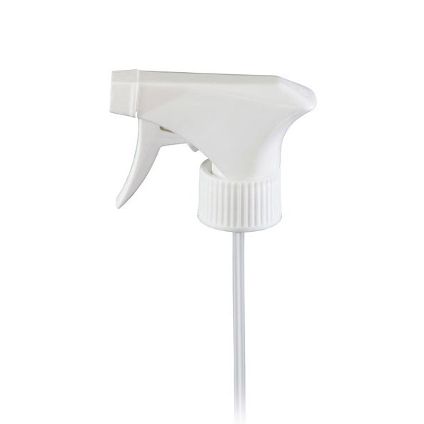 28/400 White Trigger Sprayer All White Spray/Stream/Off Nozzle 9 7/8" Diptupe 2DS02813DI
