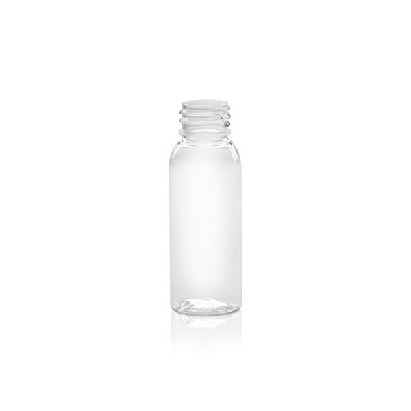 1oz PET Clear Bullet Bottle - 20/410 Finish 4BUL013KI