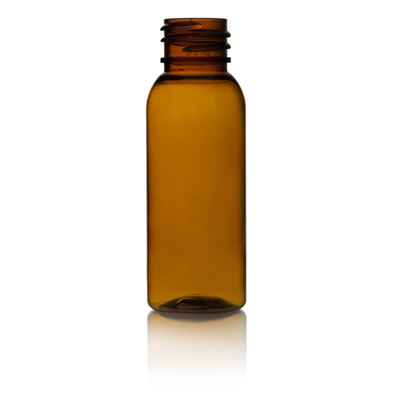 1oz PET Amber Bullet Bottle - 20/410 Finish 4BUL015KI