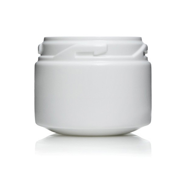 53 Dram (6.6oz) White HDPE 70mm CRC Jar 4JARCR0531PX