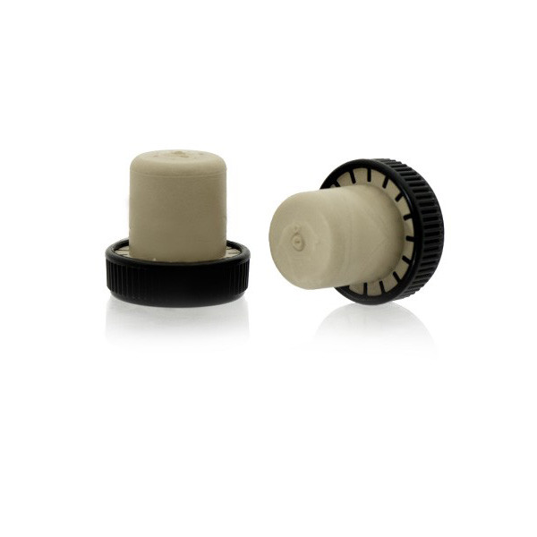 19.5mm Ribbed Bar Top Beige Cork (Fits 18.5mm Opening) 1WCRK1951PS