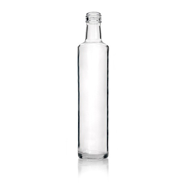 500ml Aceite Round Glass Olive Oil Bottle - 31.5mm Finish (Case of 12) 1ACE050011DG