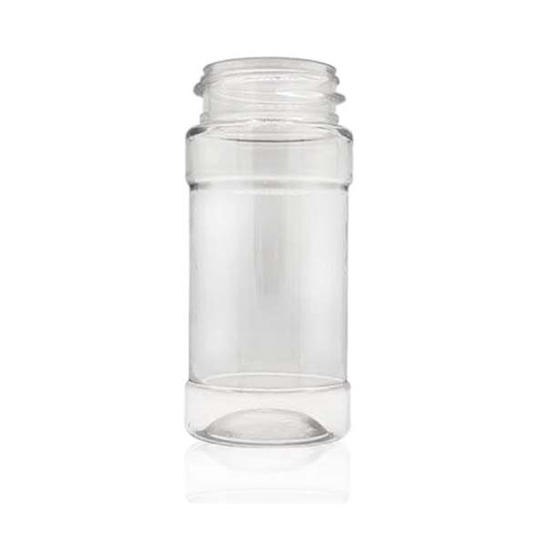 4oz Clear PET Spice Jar - 43/485 Finish 4SP0401TP