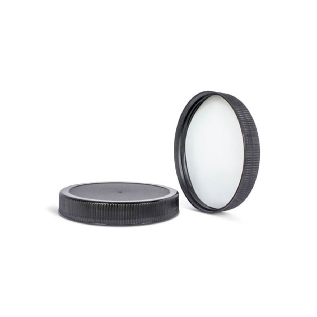 89-400 Black Polypropylene F217 Lined Cap 2BP0891PX