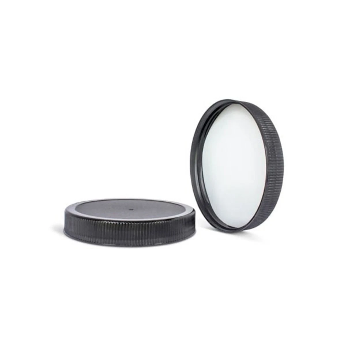 89-400 Black Polypropylene F217 Lined Cap 2BP0891PX