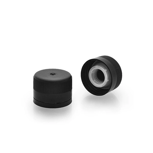 31.5mm Black Polyethylene Tamper Evident Cap with Pour Spout 2DS0311FR