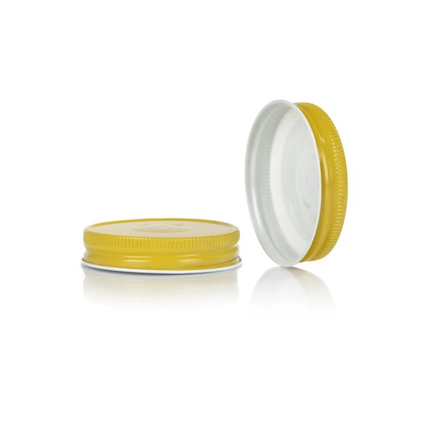 70-450 Yellow Metal Button Plastisol Lined Cap 3CPLY0701PW
