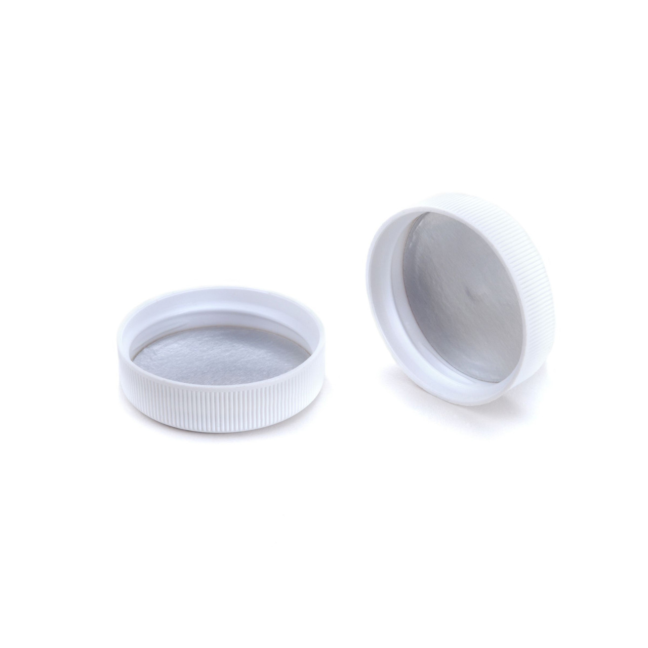 38-400 White Polypropylene Cap w/ FS For PE Liner 2WP03861PX